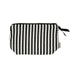 STRIPED MAKEUP POUCH