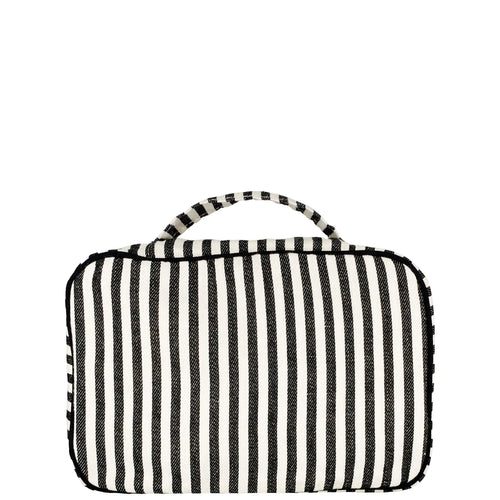 FOLDING/HANGING TOILETRY CASE, STRIPED
