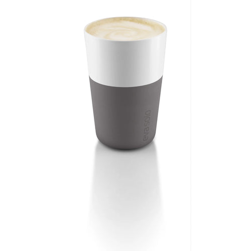 Cafe latte tumbler, 2 pcs. - 360 ml Elephant Grey