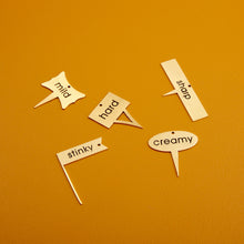 Cargar imagen en el visor de la galería, Gold Cheese Markers, Set of 5