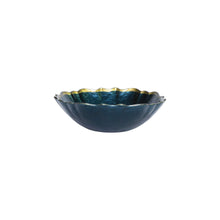 Cargar imagen en el visor de la galería, Baroque Glass Teal Small Bowl